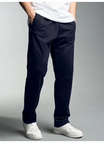 TRIGEMA Freizeithose aus Sweat-Qualität, Herren, Gr. XS, navy - Herren-Stoffhosen aus 70% Baumwolle, 30% Polyester. Diese bequeme Sweathose bietet mit ihrem Elastikbund und den Reißverschlusstaschen perfekten Komfort für Sport und Freizeit.