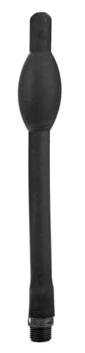 BelgoPrism Analdusche aus Silikon - schwarz - 27 cm - Durchmesser: 2,0-4,0 cm, 150 g