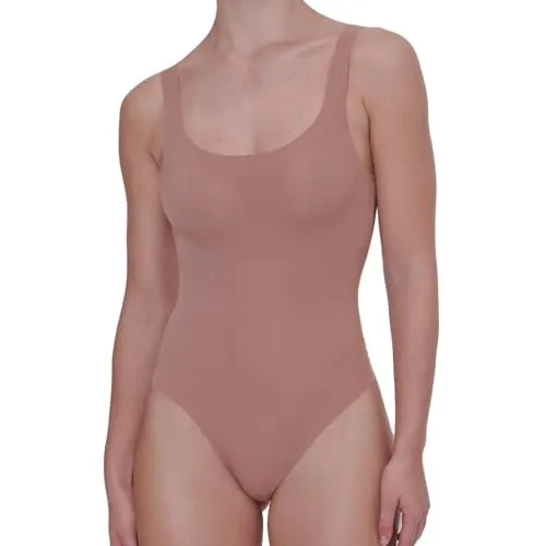 Sloggi Body ZERO FEEL 2.0 in Hellbraun, Größe L - Jumpsuits für Damen, ultra-bequem und kaum spürbar dank eng anliegendem Schnitt und breiten Trägern für optimalen Halt. Ideal für den Alltag und vielseitig kombinierbar.