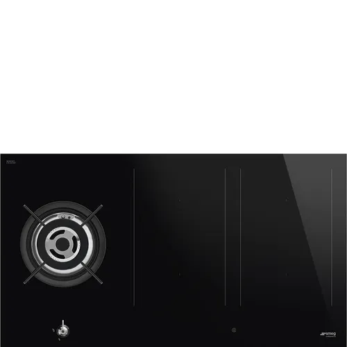 Smeg Kochfeld Classica PM3953D - Kochfeld der Extraklasse mit 5 Glaskeramik-Herdplatten, ideal für kreative Kochabenteuer und modernes Küchendesign.