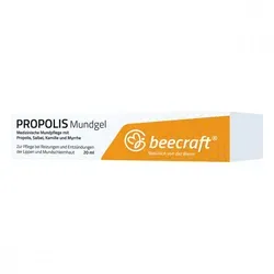 Beecraft Propolis Mundgel - Mundspülungen mit natürlicher Dreifachwirkung: antibakteriell, entzündungsvorbeugend und zur Pflege von gereizten Schleimhäuten. Ideal für Kinder und bei Zahnprothesen.
