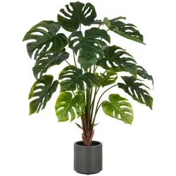 Kunstpflanze Split Philodendron H 100 cm - Blumen & Künstliche Pflanzen, lebensechte Optik ohne Pflegeaufwand, ideal für jeden Raum.