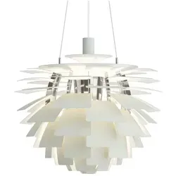 Louis Poulsen Artichoke Pendelleuchte Ø 60 cm 1x100W E27 Dusty green/high lustre chrome plated