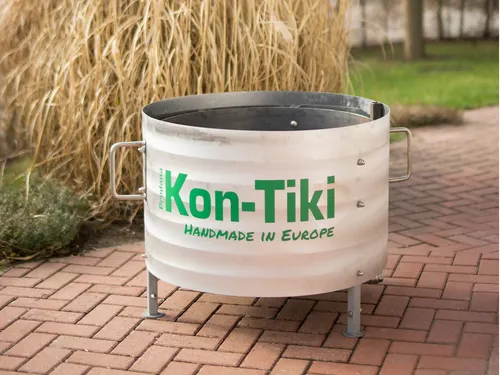 Prodana Kon-Tiki Pyrolyseofen Basic wertvolle Pflanzenkohle im Garten herstellen