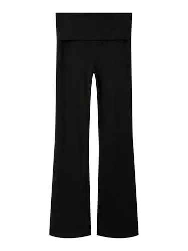 Name IT Mädchen Nkfspice Bootcut Pant Noos, Schwarz, 146 EU