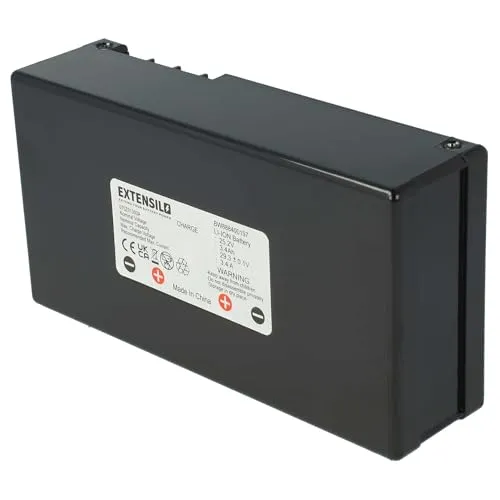 EXTENSILO Akku kompatibel mit Stiga Autoclip 230 - Hochleistungsakku 3400mAh, 25,2V, idealer Ersatz für Rasenroboter, sicher und zuverlässig