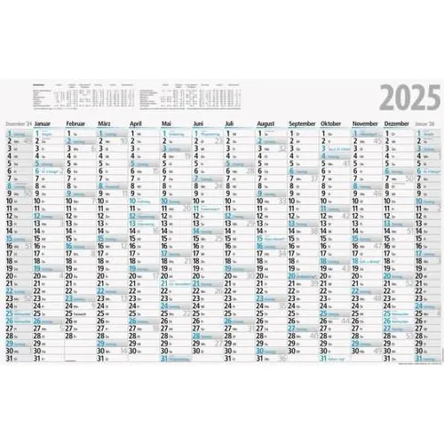 Rido Jahresplaner 70x47cm 14 Monate 2025 (A2, Deutsch) (7033601055)