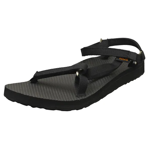 Teva Original Universal Slim Sandalen Damen - 42 - Wanderschuhe aus recyceltem Polyester mit rutschfester Laufsohle, ideal für Festivals und Aktivitäten am Wasser, sorgt für Komfort und Hygiene dank antimikrobiellem Schutz.