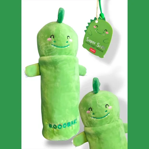 Legami Federmäppchen Super Soft Dino PPC0004 flauschig & süß  Kawaii