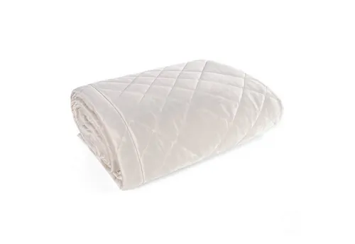Eurofirany Tagesdecke RIA - Elegante Samtdecke in Gelb - Stilvolle Tagesdecke aus 100% Polyester, ideal für Doppelbetten. Die dekorative Velvet-Oberfläche sorgt für einen eleganten Look und ist bei 40°C maschinenwaschbar.