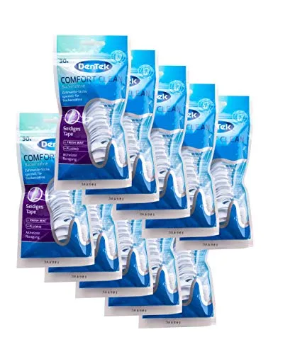 10x DenTek Comfort Clean Zahnseide Sticks