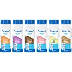 Fresubin Energy Trinknahrung Mischkarton - Powerdrinks - 6x4x200 ml lösungsstarke Trinknahrung von Fresenius Kabi, ideal zur Unterstützung der Energiezufuhr, versandkostenfrei!