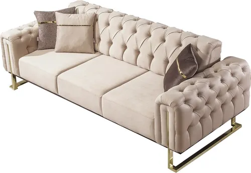 Villa Möbel Sofa Nova 2-Sitzer mit Relax- und Bettfunktion - Sofa für modernes Wohnen! Das elegante 2-Sitzer Sofa „Nova“ überzeugt mit umklappbarer Rückenlehne für extra Sitztiefe und bequemer Bettfunktion – ideal für Gäste und gemütliche Abende.