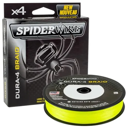 Spiderwire Filo da Pesca Dura 4 Yellow 0.12mm 150m Trecciato PE Dyneema Mare Spinning Surfcasting Carpfishing