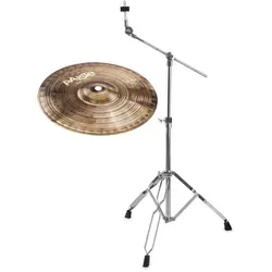 Paiste 900 Series 12" Splash + Galgenbeckenständer SET - Hochwertiges Splash-Becken aus CuSn8 Bronze, handgehämmert für kraftvolle Akzente. Im Set mit praktischem Galgenbeckenständer für flexiblen Einsatz.