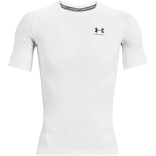 Under Armour Herren UA HG Armour Comp SS - Herren Laufshirt kurzarm & ärmellos, schnelltrocknendes Funktionsmaterial mit Anti-Odor-Technologie für langanhaltende Frische beim Training.