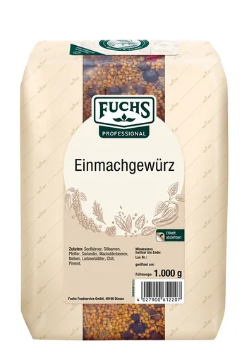KG Großpackung Fuchs Professional Einmachgewürz - 4027900612207 1
