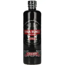 Riga Black Balsam 1752 Original Recipe CHERRY 30% Vol. 0,5l - Entdecken Sie den Riga Black Balsam CHERRY – eine fruchtige Variation des traditionellen Kräuterlikörs. Mit 30% Vol. und einer harmonischen Kirschnote ist er ideal für besondere Anlässe oder als Digestif.