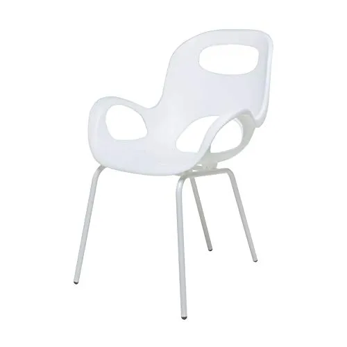Umbra Oh Stuhl - Elegante Sitzgelegenheit - Stuhl mit modernem Formschalensitz und stabilen Nylonfüßen, ideal für stilvolles Wohnen und vielseitige Einsatzmöglichkeiten.