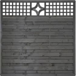 Hauptelement Konsta Livia 180 x 180 cm anthrazit - Gartenzäune – Sichtschutzzaun „Livia“ aus nachhaltigem Fichtenholz, vereint klassisches Design mit langer Haltbarkeit und Witterungsschutz durch farbige Lasuren.