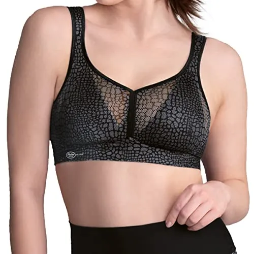 Sport-BH ANITA ACTIVE "Air Control Deltapad" – Optimaler Halt für Damen, Gr. 90, Cup C, grau - Der Anita Active Sport-BH 'Air Control' bietet sicheren Halt bei intensiven Sportarten. Mit atmungsaktiven Delta Pads sorgt er für Komfort und reduziert Brustbewegungen. Ideal für aktive Frauen, die Wert auf Funktionalität legen.