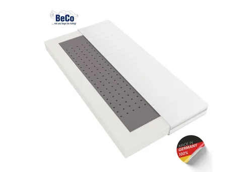 BeCo Kindermatratze Kaja 11 cm – Preistipp Stiftung Warentest GUT (2,2) - Die BeCo Kindermatratze Kaja bietet optimalen Schlafkomfort für Kinder. Mit einer Höhe von 11 cm und geprüfter Qualität sorgt sie für erholsame Nächte. Ideal für Betten in 70x140 cm und 80x200 cm.