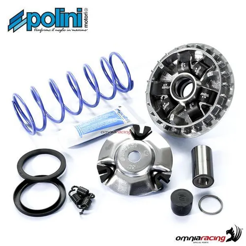 Polini Maxi Hi-Speed Variomatik für Honda SH 125i/150i ABS Euro 5 - E-Scooter Variator für Honda SH 125i/150i, optimiert für bessere Beschleunigung und Höchstgeschwindigkeit, mit fettgeschmierter Gleitbuchse für längere Lebensdauer.