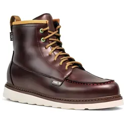 Sidi Urbex WP High, wasserdichte Motorradschuhe - Burgundy/Orange - 46 EU - Motorradstiefel, wasserdicht und atmungsaktiv, mit D3O-Aufprallschutz für maximalen Komfort und Sicherheit bei jedem Wetter.