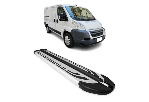OMAC Kfz-Schmutzfänger Seitenschweller für Fiat Ducato Citroen Jumper 2006-2025 L1 – Rutschfest, Robust und Aerodynamisch - Hochwertige Trittbretter aus Aluminium für Fiat Ducato und Citroen Jumper. Sie bieten effektiven Karosserieschutz und erleichtern den Ein- und Ausstieg, ideal für Familien und ältere Personen. Wetterfest und langlebig.