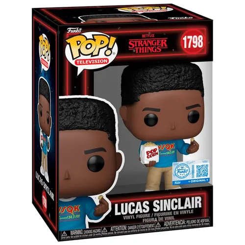 POP-Figur Stranger Things 5 Lucas Sinclair Exklusiv - Actionfigur von Lucas Sinclair aus der 5. Staffel, detailreich und perfekt für Sammler. Ein Must-have für Fans von Stranger Things!
