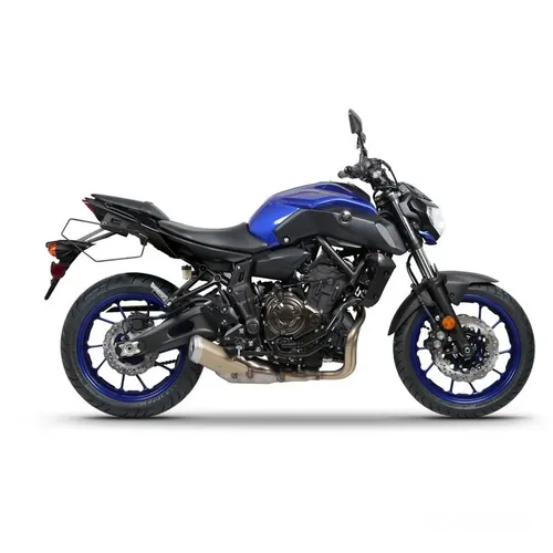 Portapacchi Laterale Borse Yamaha MT07 13-17 - Praktischer Seitenträger für Yamaha MT07, ideal für die sichere Befestigung von Gepäck und Zubehör auf Motorradtouren.