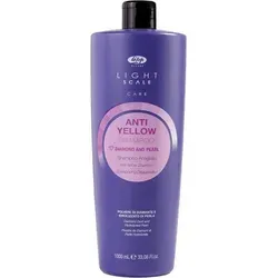 Lisap Light Scale Anti Yellow Shampoo 1000ml - Shampoos - Effektives Anti-Gelb Shampoo für strahlendes, gesundes Haar, ideal für blondiertes und graues Haar.