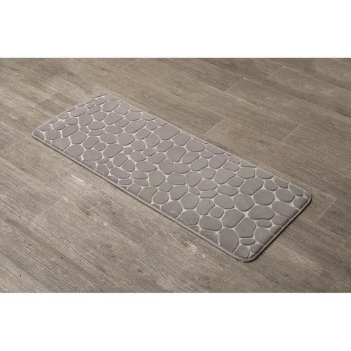 Badematte Badvorleger taupe 45x120 cm – Komfort für Ihr Bad - Eleganter Badteppich in taupe, 120 cm breit und 0,8 cm hoch. Ideal für jeden Badezimmerstil, sorgt für ein angenehmes Gefühl unter den Füßen. Hergestellt aus 100% Polyester für langlebige Qualität.