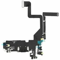 Ladebuchse für iPhone 14 Pro Space Schwarz Dock Connector Flex
