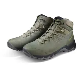 Mammut Wanderschuhe Mercury IV Mid GTX - Leichte, wasserdichte Herren-Wanderschuhe in iguanabraun - Wanderschuhe mit flexibler Vibram-Sohle für Trittsicherheit, dämpfendem 3D Memo Foam und atmungsaktiver GORE-TEX Membran für optimalen Komfort und Langlebigkeit.
