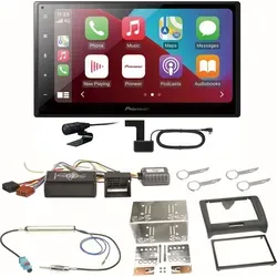 Pioneer SPH-DA160DAB Einbauset für Audi TT 8J - Autoradio mit Android Auto & CarPlay, DAB+ und Touchscreen für ein modernes Infotainment-Erlebnis im Audi TT.