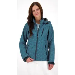 DEPROC ACTIVE Softshelljacke "SHELBY PEAK DC" für Damen, Gr. 36 (S) - Funktionsjacke mit 8.000 mm Wassersäule, atmungsaktiv und wasserabweisend, ideal für aktive Outdoor-Aktivitäten und wechselhaftes Wetter.