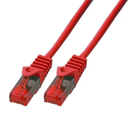 BIGtec 25m Gigabit Ethernet LAN Kabel Netzwerkkabel rot