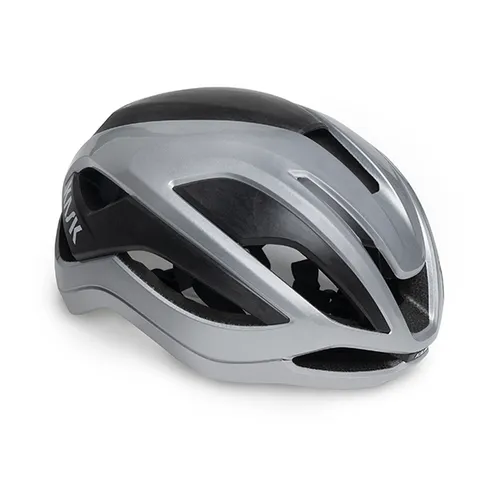 KASK Elemento Helm - Silver - L (59-62cm) - Fahrradhelm mit revolutionärer Aerodynamik und überlegener Belüftung. Entwickelt für Profis, bietet er höchsten Schutz und Komfort bei jedem Rennen.