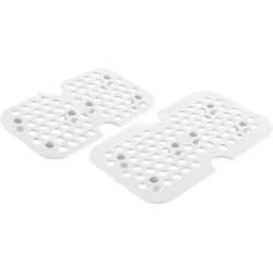 ZWILLING Fresh & Save Vakuum Zubehörset Abtropfgitter für Glasboxen, M/L, 2-tlg - Praktisches 2-teiliges Abtropfgitter für ZWILLING Fresh & Save Glasboxen, ideal zur Aufbewahrung und optimalen Nutzung des Platzes. Perfekt für frische Lebensmittel!