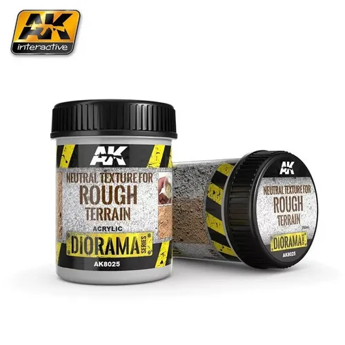 AK Interactive AK8025 - Neutral Texture For Rough Terrains - 250Ml - Base