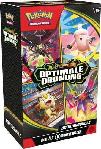 ⭐ Pokémon Optimale Ordnung Boosterbundle - Deutsch ⭐ - Erleben Sie die spannende Pokémon-Welt mit diesem Boosterbundle! Ideal für Sammler und Spieler, bietet es eine Vielzahl an Karten für das Pokémon TCG. Perfekt für die Pokémon-Liga und Events!