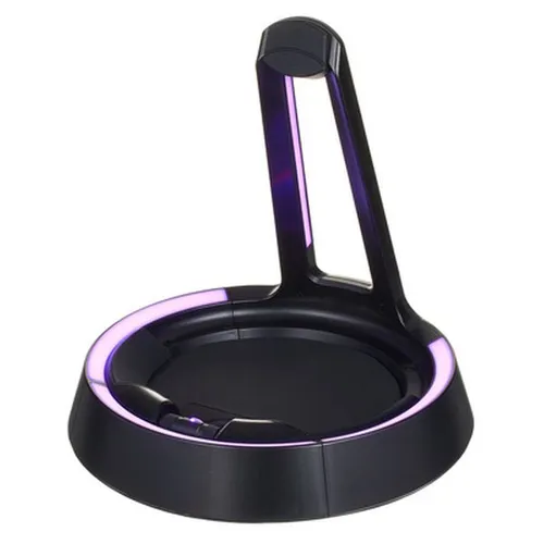 Gravity GS LS A 01 B - Gitarren GLOW STAND mit ambienter Beleuchtung - Ständer für mehrere Gitarren & Bässe, bietet stufenlos einstellbare Farben und Helligkeit für ein einzigartiges Ambiente.