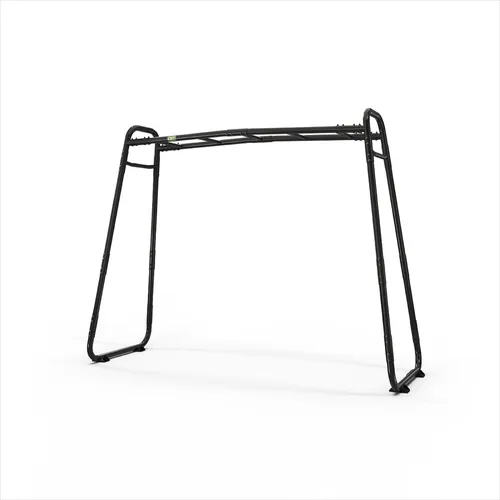 EXIT GetSet Monkeybar MB200 - Schwarz - Das EXIT GetSet MB200 ist ein vielseitiges Spiel- und Fitnessgerät für draußen. Mit einer Länge von über drei Metern und anpassbarem Zubehör fördert es die motorischen Fähigkeiten und den Spielspaß im Freien.
