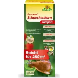 Neudorff Ferramol Schneckenkorn compact 700g - Effektive Schneckenabwehr ohne Wartezeit - Optimal für die Schädlingsbekämpfung: Eisen-III-Phosphat sorgt für einen zuverlässigen Fraßstopp und schützt Gemüse und Zierpflanzen. Besonders regenfest und ohne Rückstände – ideal für nachhaltige Gartenpflege.