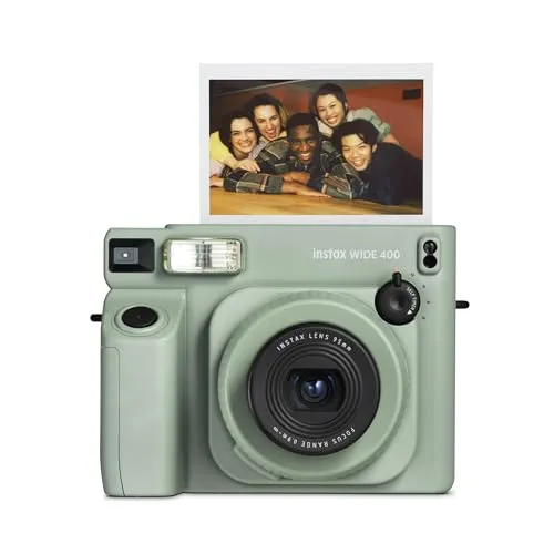 Fujifilm Instax Wide 400 - Analoge Sofortbildkamera im Wide Format für großartige Abenteuer und unvergessliche Momente