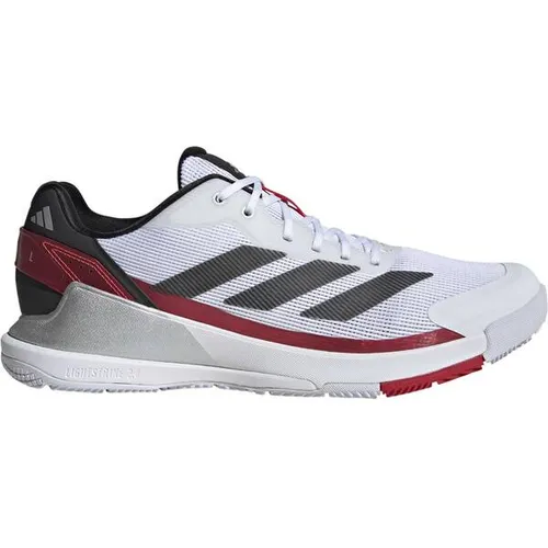 Adidas Crazyquick LS Padel Herren - Rote Padelschuhe - Tennisschuhe mit leichter Dämpfung und optimaler Griffigkeit. Die Adiwear Sohle und LightStrike Technologie bieten Beweglichkeit und Komfort für intensive Padelspiele.