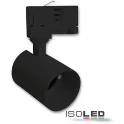 ISOLED 3-PH Schienen-Adapter Mini für GU10-Spots schwarz matt - Zubehör für Leuchten: Flexibler 3-Phasen Adapter für GU10-Spots, ideal für gezielte Lichtpräsentationen in Ausstellungen und Showrooms.