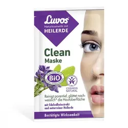 Luvos Heilerde Clean-Maske 2X7,5 ml - Gesichtsmaske mit natürlicher Heilerde, reinigt sanft und sorgt für ein frisches Hautbild - ideal für die tägliche Pflege.