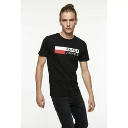 Jack & Jones PlusSize Rundhalsshirt JJECORP LOGO TEE SS O-NECK NOOS PLS schwarz 6XL (74/76)